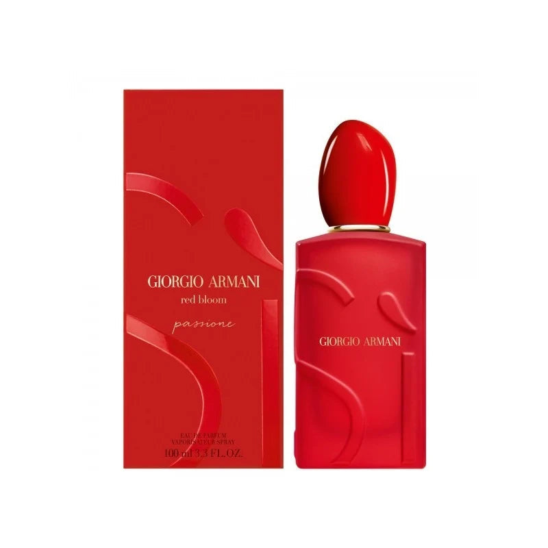 Giorgio Armani Sì Passione Red Bloom Eau de Parfum, Floral Fruité Pour Femme For Women 100ml
