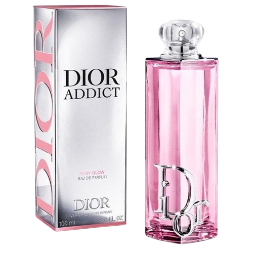 Christian Dior Addict Rosy Glow Eau de Parfum, Floral Fruity Gourmand Fragrance For Women 100ml