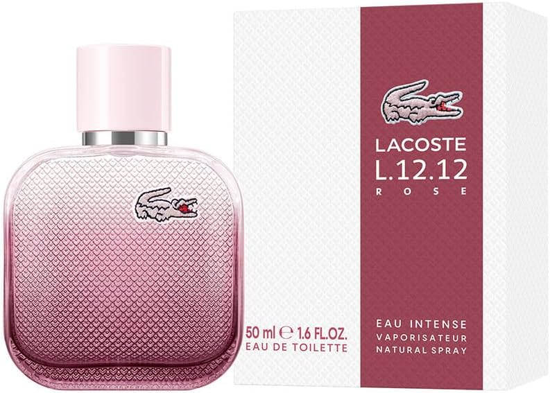 Lacoste L.12.12 Rose Eau Intense Edt For Women Floral 50ml