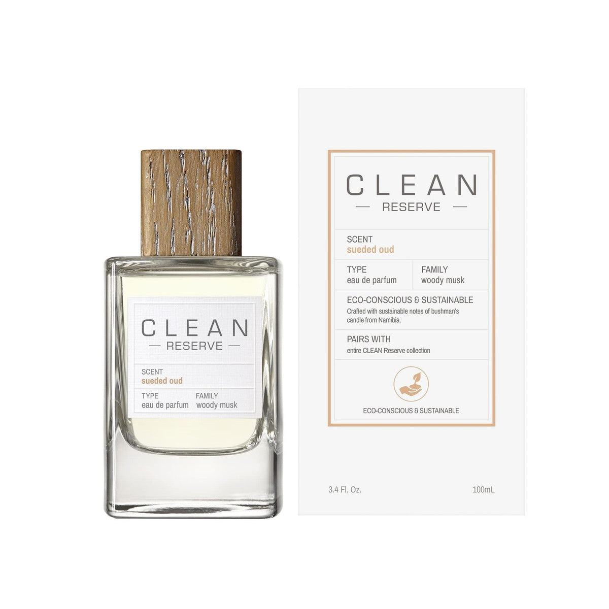Clean Reserve Sueded Oud Perfume For Unisex EDP 100ml