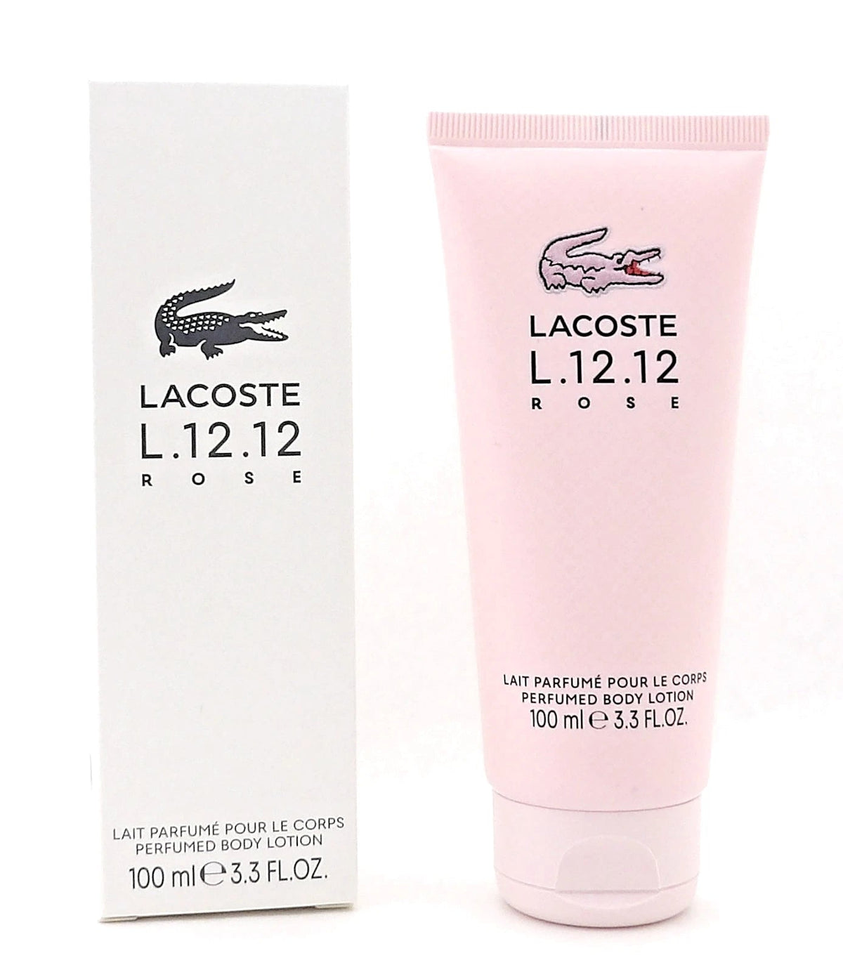 Lacoste L.12.12 Rose Perfumed Body Lotion For Women 100ml