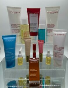 Clarins Women's Gift Set Active Face Wash 30Ml+Smooth Shave 50Ml+Super Moisture Balm 12Ml Essentials Kit