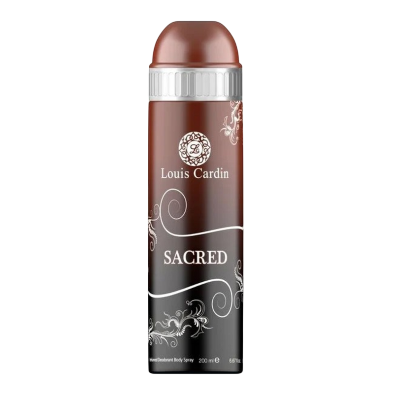 Louis Cardin Sacred Deodorant Body Spray For Men 200ml
