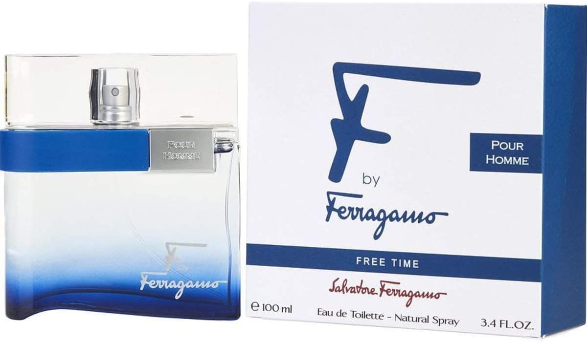 Salvatore Ferragamo F by Ferragamo Free Time - perfume for men, 100 ml - EDT Spray