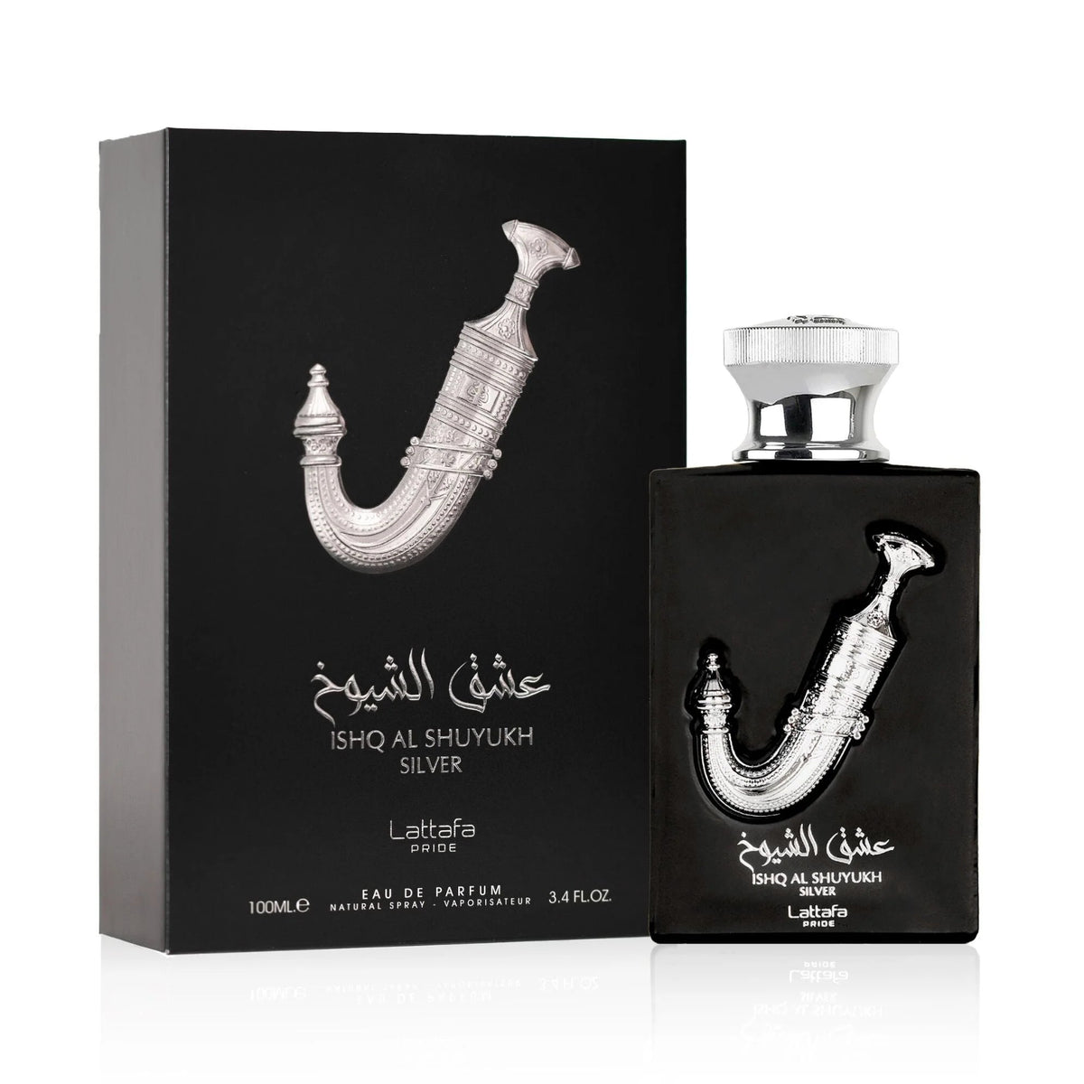 Lattafa Pride Ishq Al Shuyukh Silver Perfume For Unisex EDP 100ml