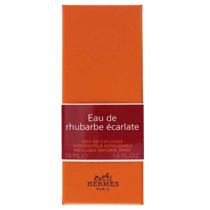 Hermes Eau De Rhubarbe Ecarlate Eau De Cologne For Unisex - Fresh?Fruity Perfume 50ml Refillable