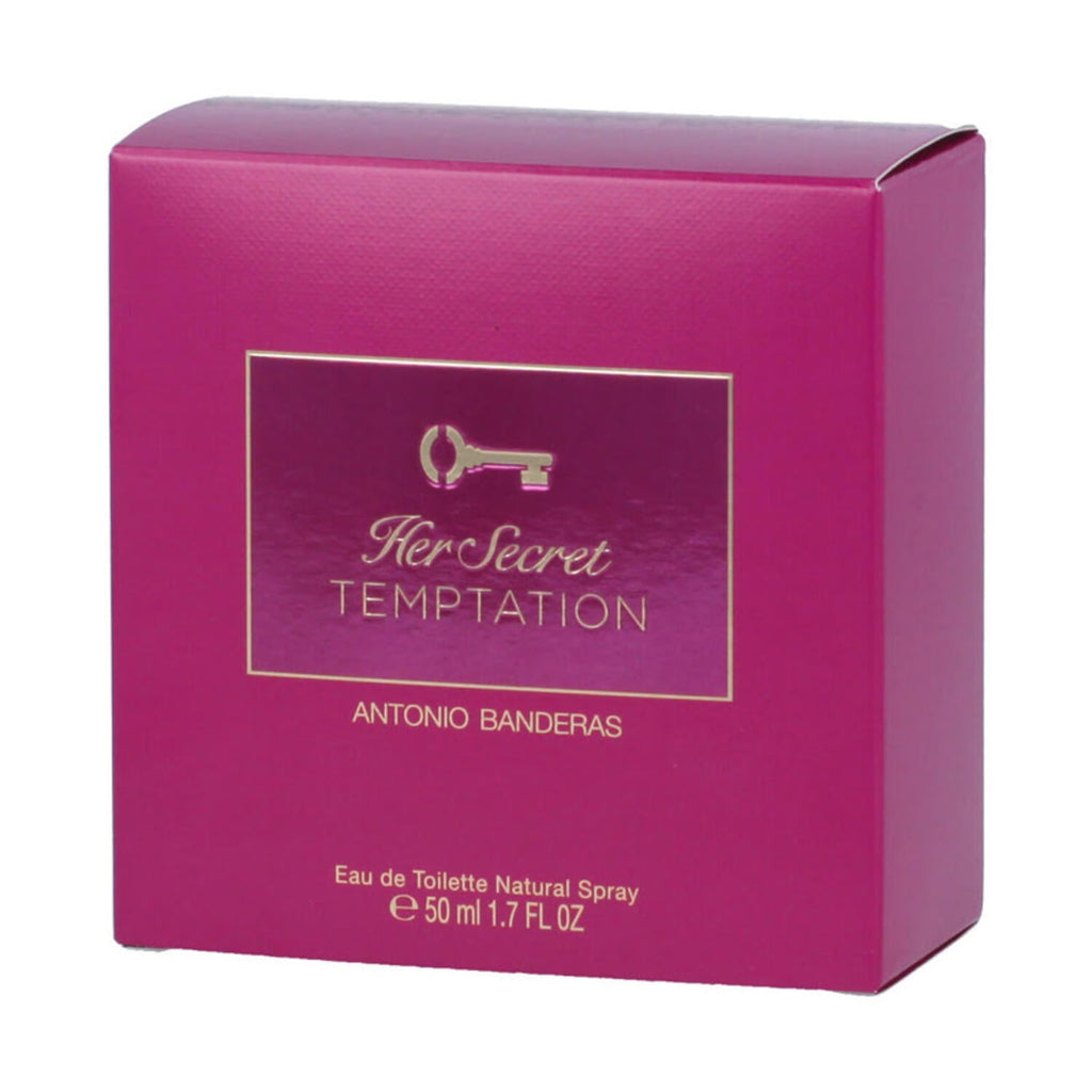 Antonio Banderas Her Secret Temptation Eau De Toilette For Women - Oriental Floral Perfume 50ml