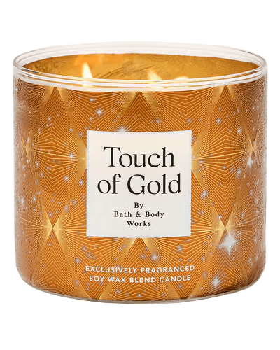 Bath And Body Works Touch Of Gold Scented Candle 411g