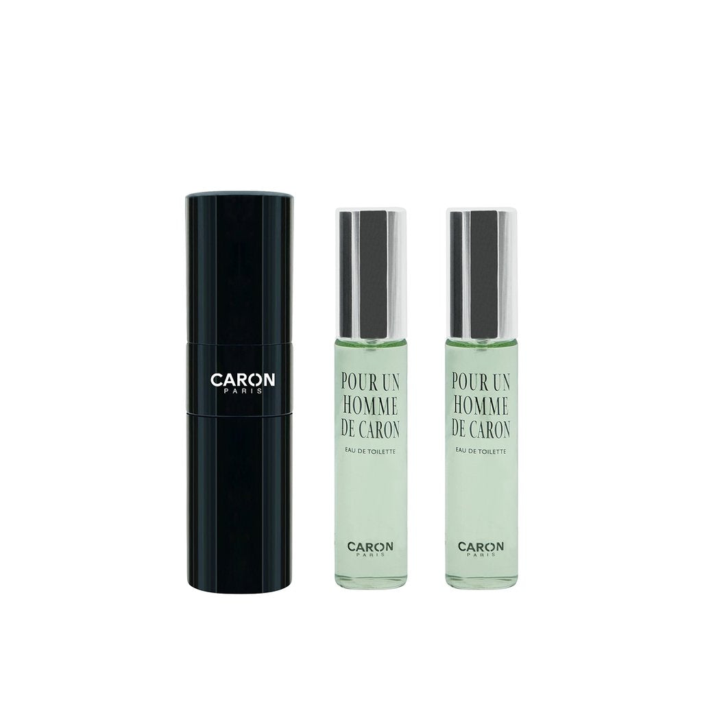 CARON POUR UN HOMME DE CARON FOR MEN EDT 3x15 ml TRAVEL SPRAY 2 REFILLS