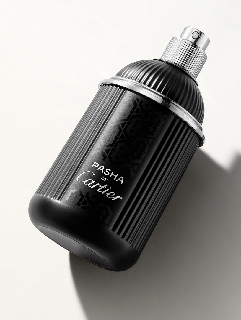Cartier Pasha de Cartier Edition Noire Eau De Toilette For Men - Woody Aromatic Perfume 100ml Refillable