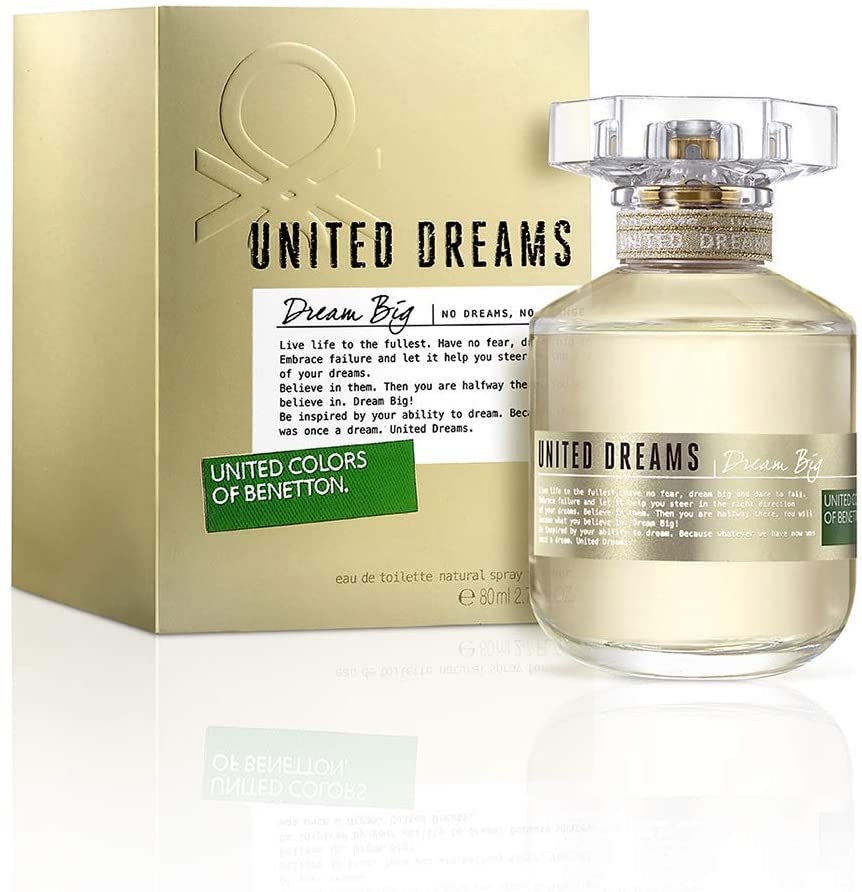 United Colors of Benetton United Dreams Dream Big by United Colors Of Benetton - perfumes for women, 2.7 oz EDT Spray