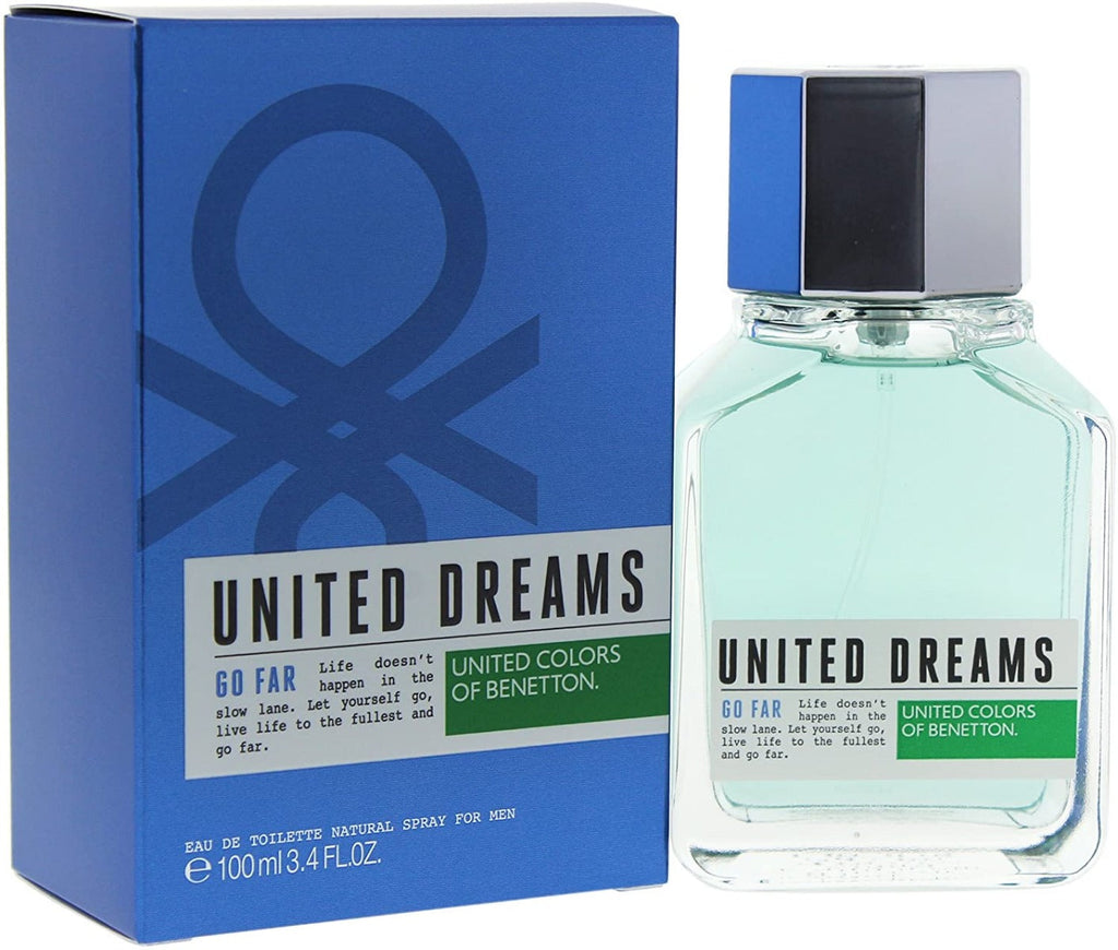 United Colors of Benetton United Dreams Go Far by United Colors of Benetton for Men - 100 ml - EDT Spray