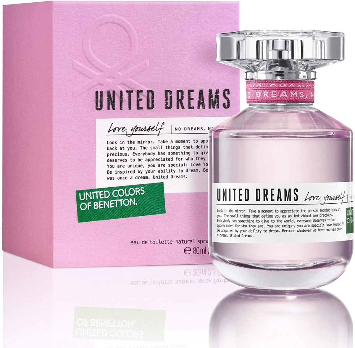 United Colors of Benetton United Dreams Love Yourself - perfumes for women, 2.7 oz EDT Spray