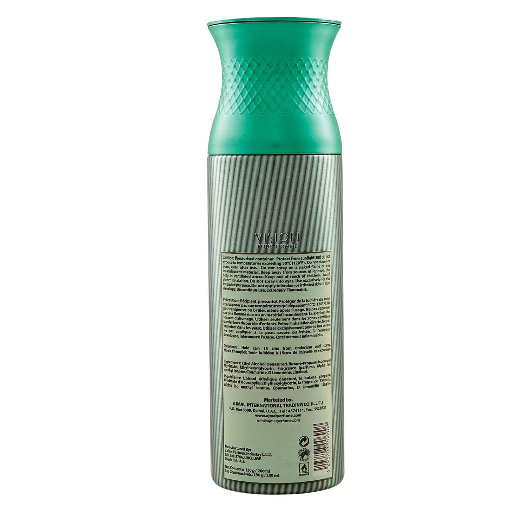 Ajmal Vision Perfume Deodorant For Men 200ml
