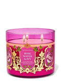 Bath And Body Works Rose Water And Ivy Scented Candle 411g