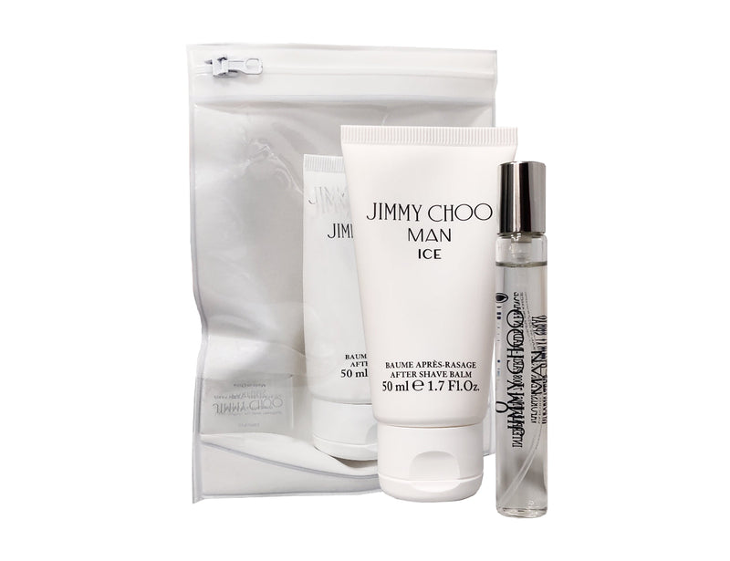 JIMMY CHOO MAN ICE - MINI SET FOR MEN - EDT 7.5 ml + AFTERSHAVE BALM 50 ml